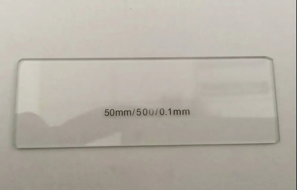 

Calibration Slide 50mm 0.1mm Scale Micrometer Microscope Stage