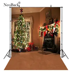 Neoback 5x7ft Винил Фон Зебра фоны деревянный пол фотостудия дети Компьютер покрасил фотографические фонов a3485