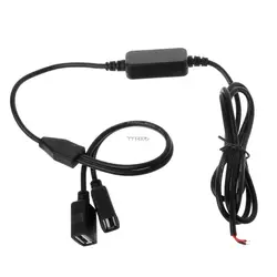 12 В до 5 В 3A USB автомобиля Мощность USB конвертер автомобиля Зарядное устройство Питание конвертер для DVR