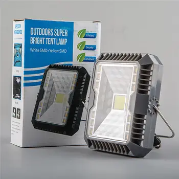 

New high-bright led small solar flood light Solar Rechargeable Outdoor Camping Lantern Light LED Lamp Emergency Light #3J23