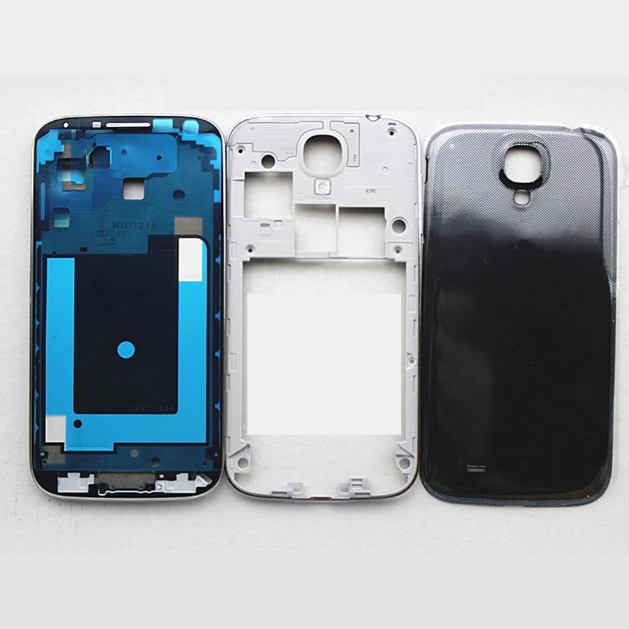

Full housing Front Frame+Middle Frame+Battery Cover door+ button Repair Parts Accessories For samsung galaxy s4 i9502 i959