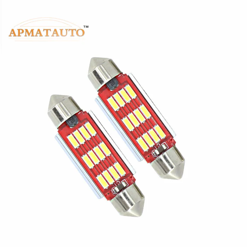 2 x Новый 39 мм Licese номерной знак светильник почка Canbus C5W LED 6000K белый 12 В для Ford Mondeo MK1
