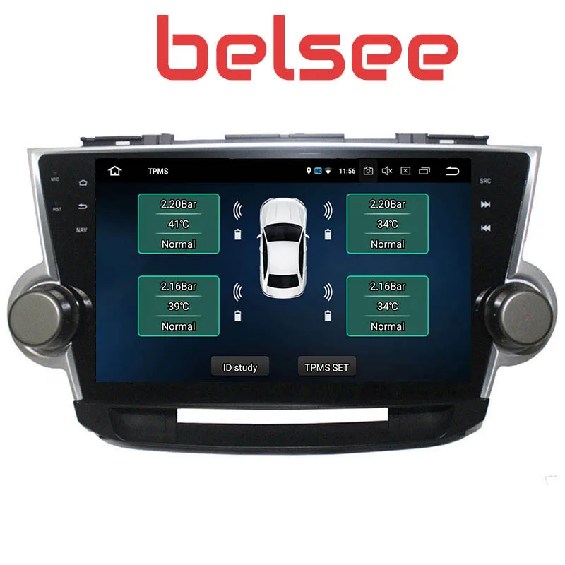 Belsee 10 1 Android 8 0 головное устройство Радио автомобильный стерео GPS навигация