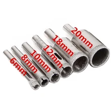 Набор сверл с алмазным покрытием 6 мм-20 мм инструменты для плитки Мраморное стекло Керамика для ручных электроинструментов аксессуары