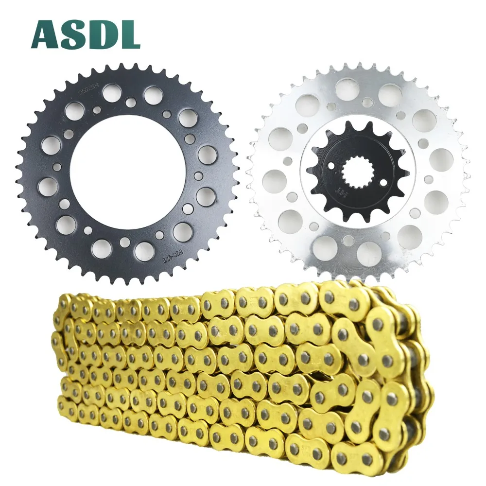 

520 O-ring Chain 14T 47T Motorcycle Drive Chain and Front Rear Sprocket Set For HONDA CRF250 CRF 250 2004 - 2017 14 47 Teeth