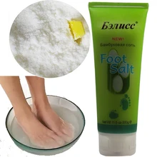 Бамбуковая соль для ванной уход за кожей Антибактериальная детоксикация ног ванна кожа ног Массажная соль 300 г