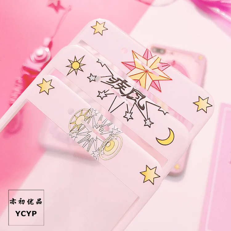 Чехол для iphone 8 8 plus Cardcaptor Sakura+ пленка для экрана из закаленного стекла, розовый чехол для iphone 6 6 S plus 7 7 plus X+ пленка