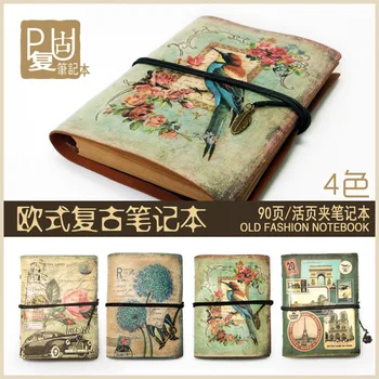 

Vintage Stationery PU Leather Notebook Creative Kraft Paper Planner Sketchbook Agenda Filofax Travelers Diary Journal Notebooks