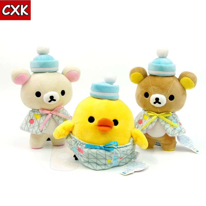 Rilakkuma расслабляющий медведь мягкие игрушки милая мягкая плюшевая кукла-подушка подарки для детей и девочек 20 см 32 см Kawaii стоячий плюшевый мишка