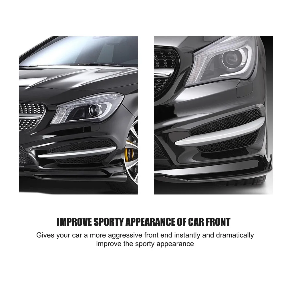 Углеродное волокно Авто фронтальные Рассекатели фартуки для Mercedes Benz cla Class C117 Седан 4 двери 13-14 не AMG CLA250 CLA200