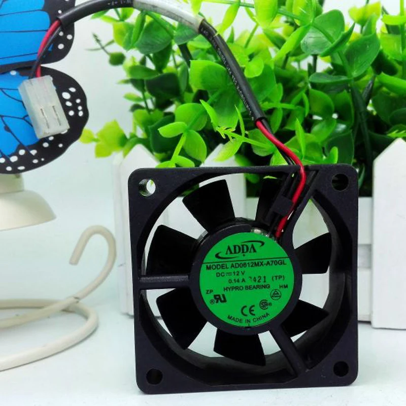 ADDA AD0612MX-A70GL DC 12V 0.14A 60*60*25MM 6025 6*6CM 6cm 60mm HYPRO bearing cooling fan | Компьютеры и офис