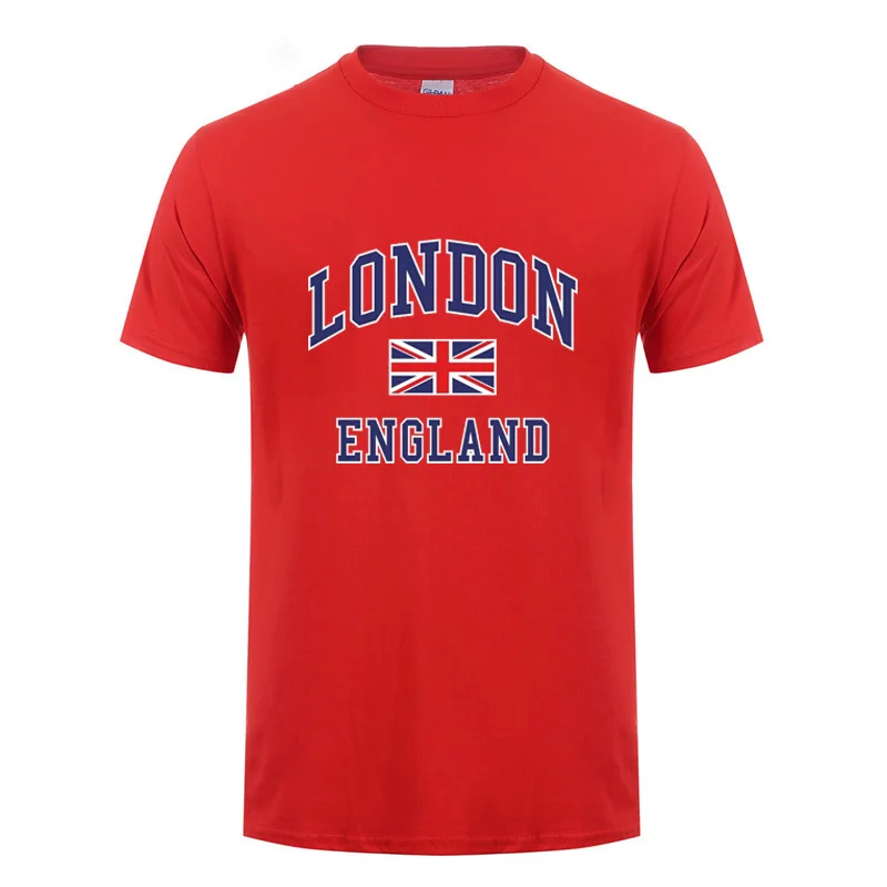 Футболка с надписью I Love London хлопковая футболка коротким рукавом и круглым