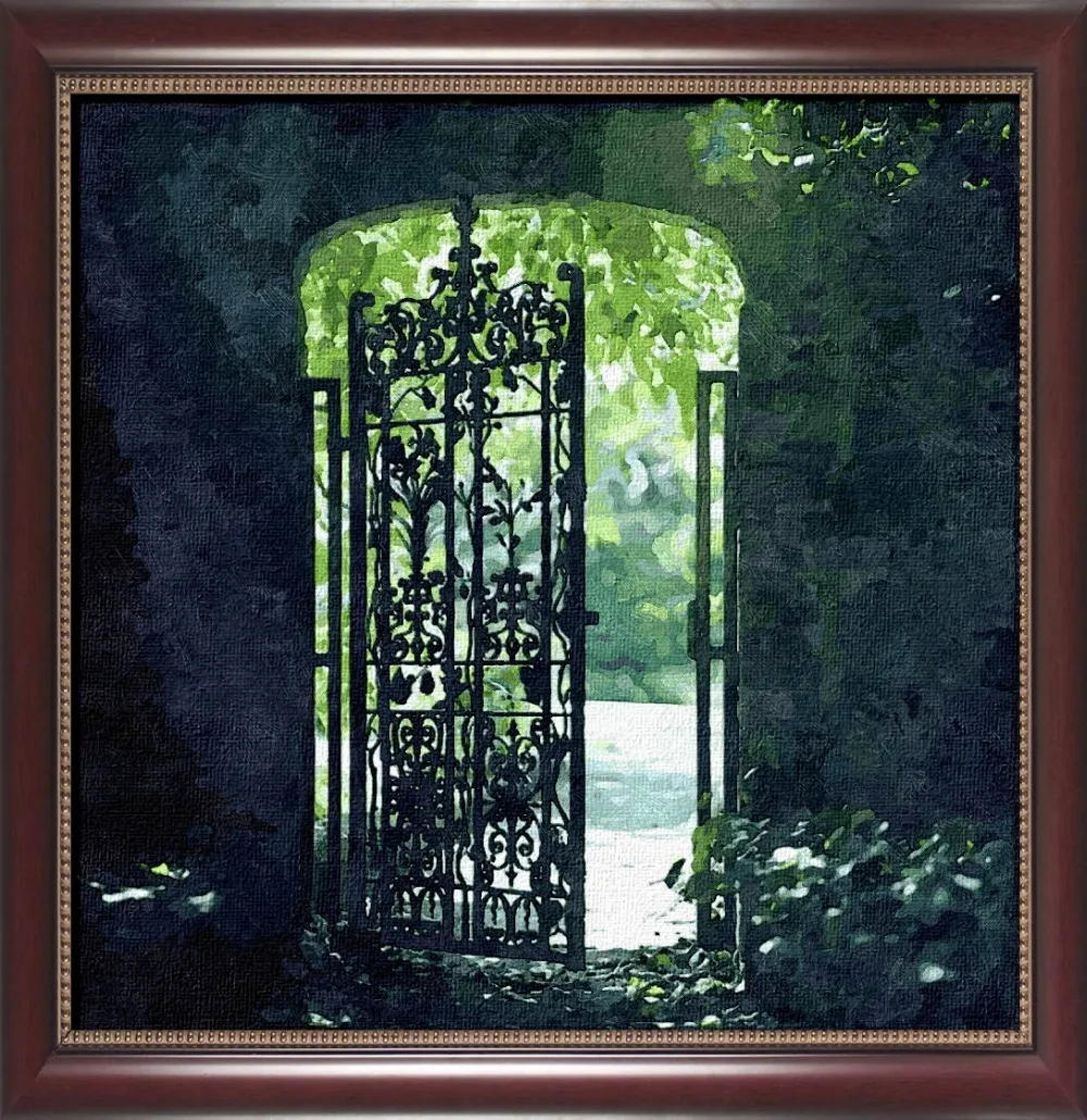 Framed painting by number paint by numbers for home decor frame picture