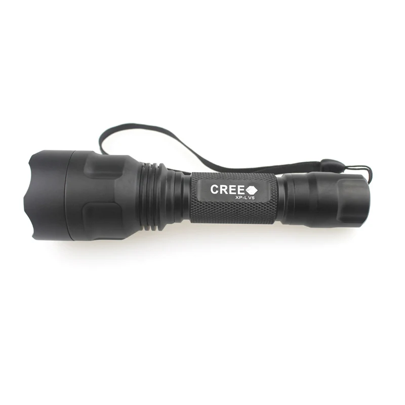 U F C8 1xCREE XP L V5 2000lm холодный белый свет SMO OP светодиодный фонарик (1x18650)|Фонарики и