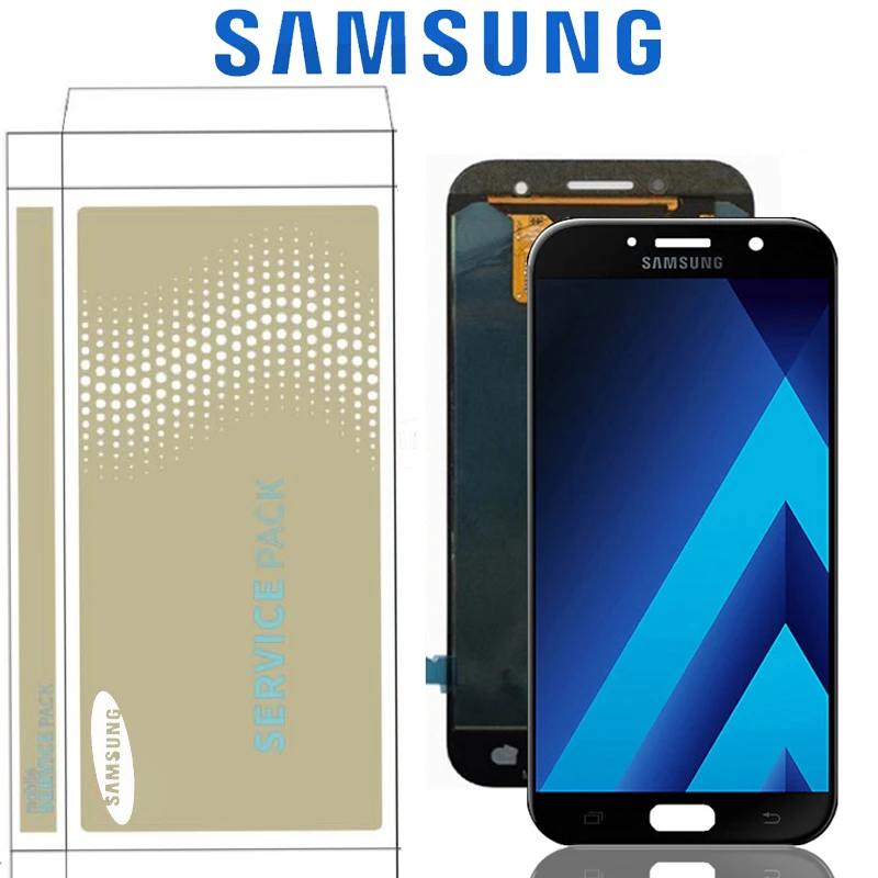 Оригинальный Super AMOLED экран 4 5 дюйма для Samsung Galaxy A3 2017 A320 A320M A320F ЖК-дисплей