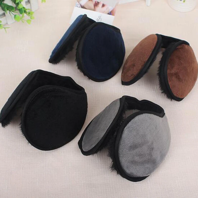 

New Arrivals Solid Color Soft Comfy Unisex Earmuffs Plush For Women Men Warm Winter Ear Muffs Cover Accessories Top Quality