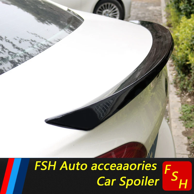 

For Ford Focus Spoiler High Quality ABS Material Car Rear Wing unpaint Color Rear Spoiler For Ford Focus Spoiler 2015-2018