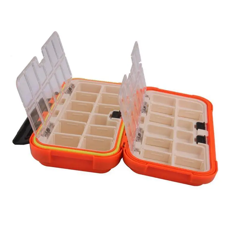 loaded fishing tackle box