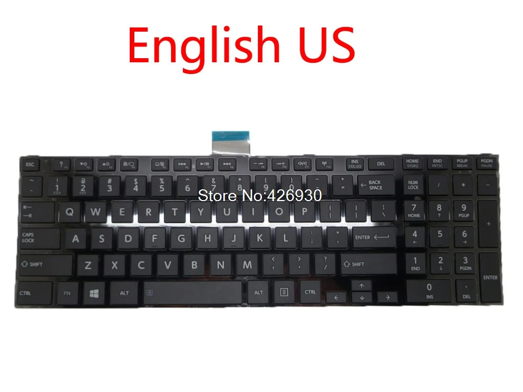 

Laptop Keyboard For Toshiba For Satellite C50 C50D C50-A C50-A506 C50D-A C55 C55T C55D C55-A C55D-A Japanese JP English US New