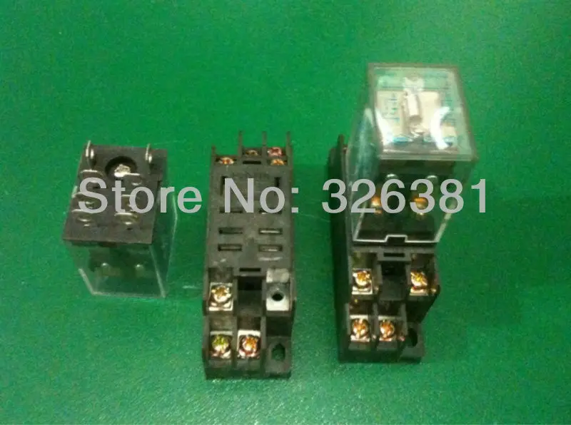 12V 24V 48v 220V 10A катушки Мощность реле JQX-13F гнездо База 8PIN с PYF08A основного разъема