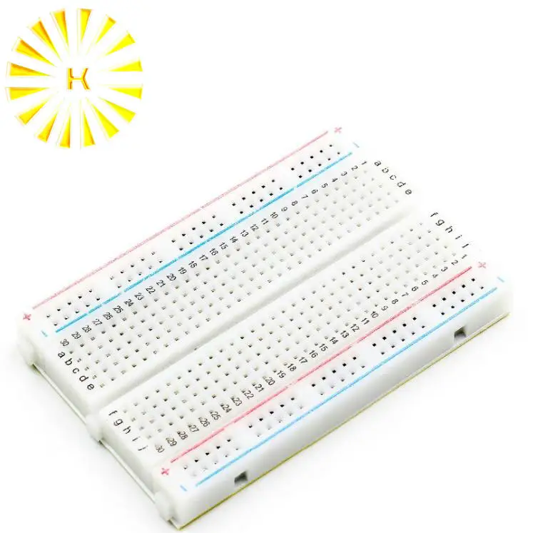 

1pcs Quality mini bread board / breadboard 8.5CM x 5.5CM 400 holes