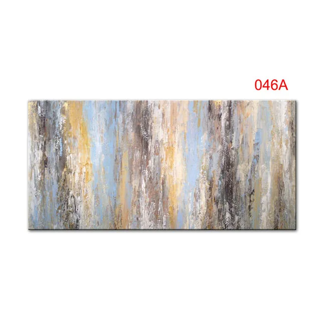 

Free Shipping Handmade Modular Pictures Abstract Colorful Oil Paintings Modern Landscape Paintings On Canvas Wall Art No Framed
