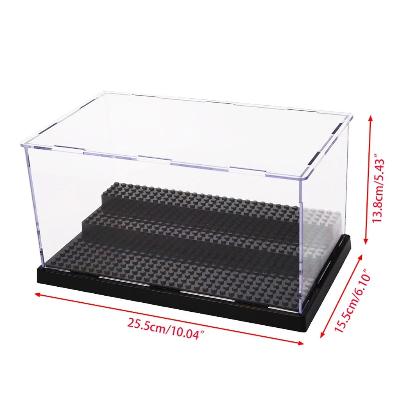 Display Case Box Dustproof ShowCase For Blocks Building Blocks Bricks Toy 4