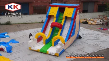 

used cheap clown hand up inflatable bouncy slide for sale