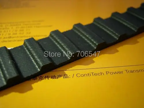 

Free Shipping 420H100 teeth 84 Width 25.4mmmm=1" length 1066.80mm Pitch 12.7mm 420 H 100 T Industrial timing belt 2pcs/lot