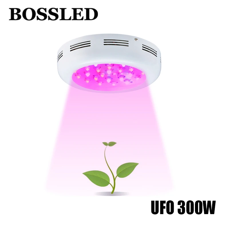 UFO 300 Вт двойные чипы led grow light полный спектр для комнатных растений с/х