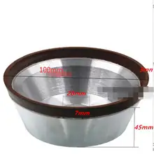 Diameter 100 Hole 20mm Flaring cup diamond grinding wheel bowl shape diamond abrasive wheel for tungsten carbide hard alloy E024