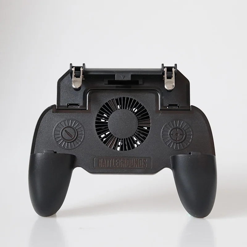 Building in 4000mah powerbank PUBG mobile Gamepad Gaming Controller with Cooling Fan Fire Game Joystick Metal Trigger