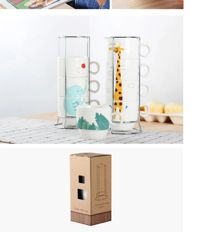 4pcs-Couple-Parent-child-Ceramic-Animal-Giraffe-el_08