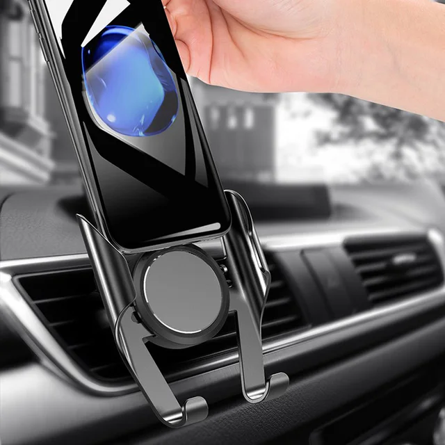Auto Memory Car Phone Holder Universal Air Vent Mount Clip Cell Phone