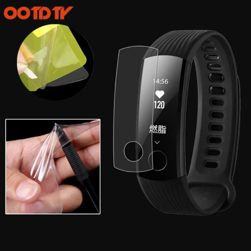 OOTDTY 1 set Soft TPU Ultra Thin Full Coverage Screen Protector For Huawei Honor Band 3 Youth Smart Watch dropshipping