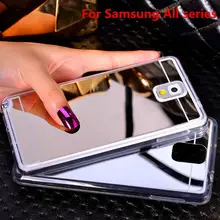 Plating Mirror Soft TPU Back Case Cover For Samsung Galaxy S8 S8 Plus A5 A7 A8 J5 J7 2017 S3 S4 S5 S6 S7 Edge Phone Case