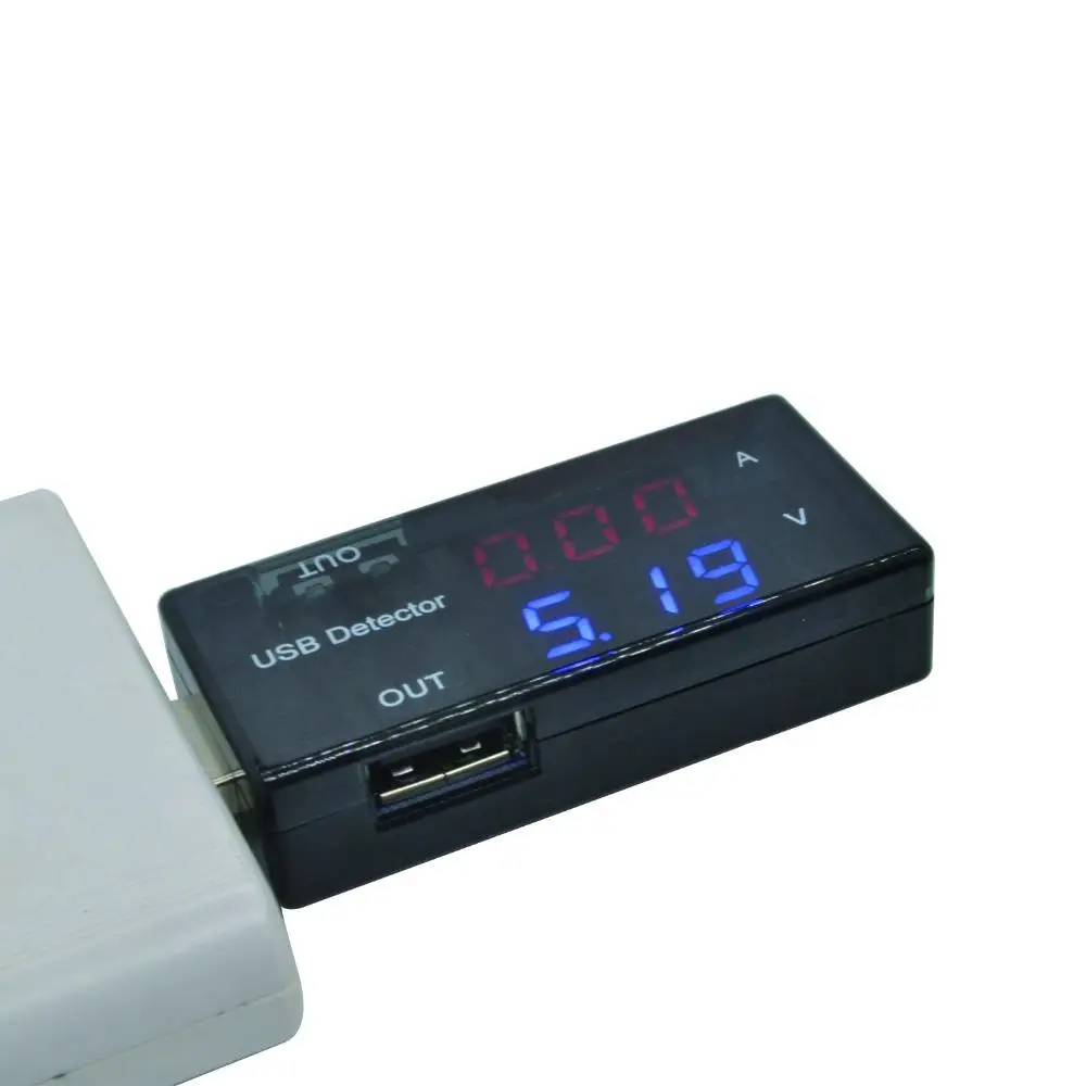 10pcs Red+Blue USB Current Voltage Charging Detector Mobile Power