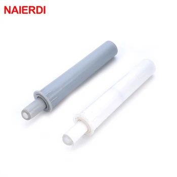 

NAIERDI 5PCS Gray Cabinet Catches White Damper Buffers For Door Stop Kitchen Cupboard Quiet Drawer Furniture Hardware