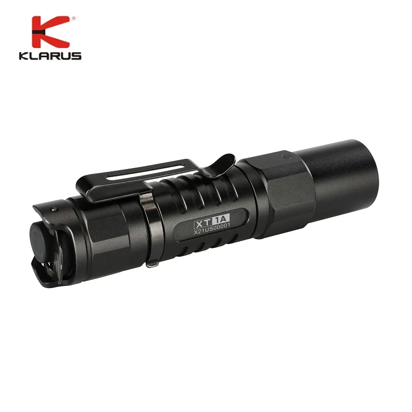  Klarus XT1A LED Flashlight CREE XP-L HD V6 1000 lumens Tactical Flashlight Compact Handheld Torch w - 32916319930