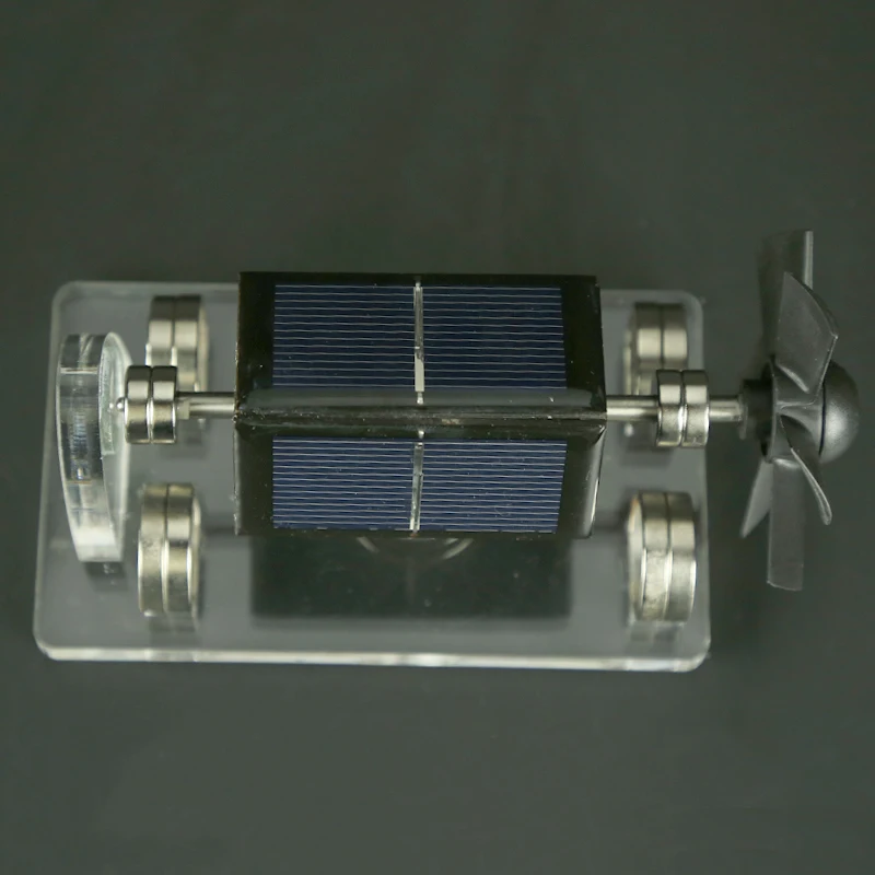 Солнечный генератор, Магнитная подвеска, солнечный двигатель, креативный Магнитный Подвесной декор, лопасть вентилятора, научный подарок