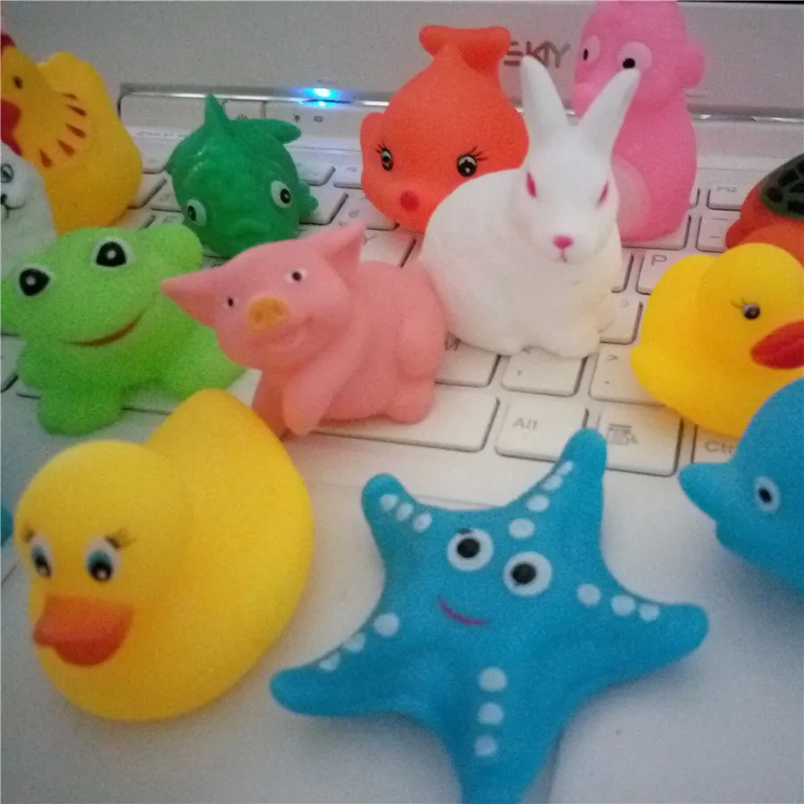 Детские игрушки для душа, мягкие резиновые игрушки для ванной, детские ...