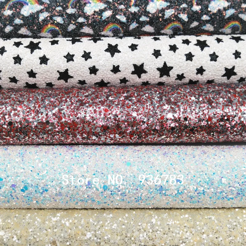 

Clear Stock-Backing Dirty (1PCS) A4 SIZE 21X29cm Synthetic Leather, Chunky Glitter Leather For Bow DIY handbags shoes MK111A