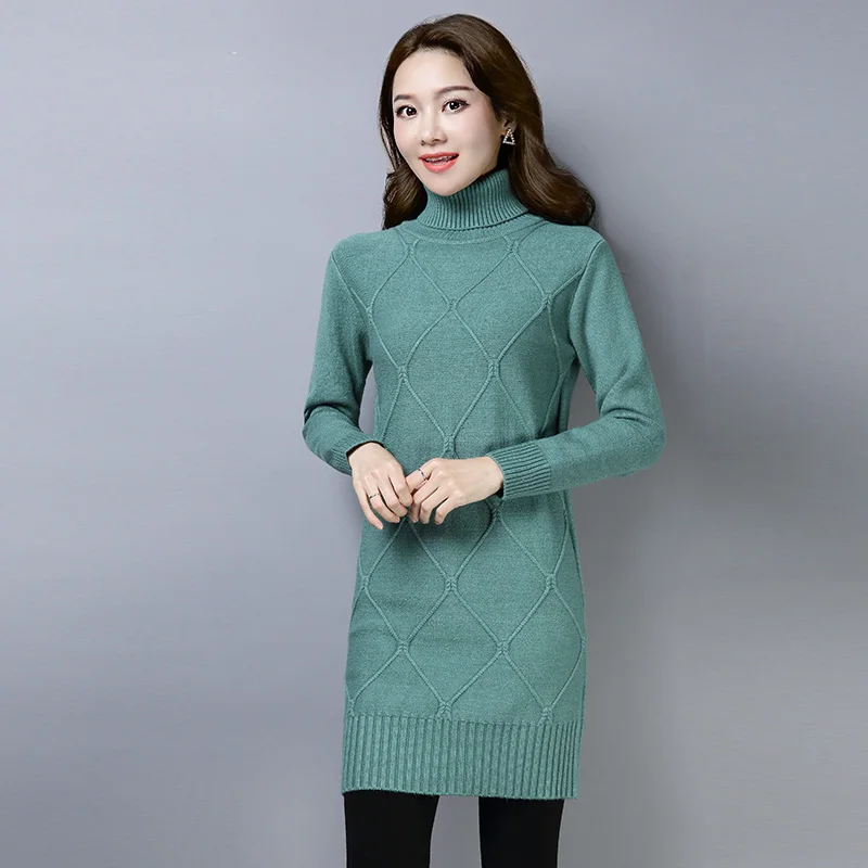 Best Price 3XL 4 Colors Plus Velvet Thicken Brand Slim Long Sweater Fall Winter Women's Sweater Knit Double-layer Turtleneck Sweater Women Best Price 3XL 4 Colors Plus Velvet Thicken Brand Slim Long Sweater Fall Winter Women's Sweater Knit Double-layer Turtleneck Sweater Women