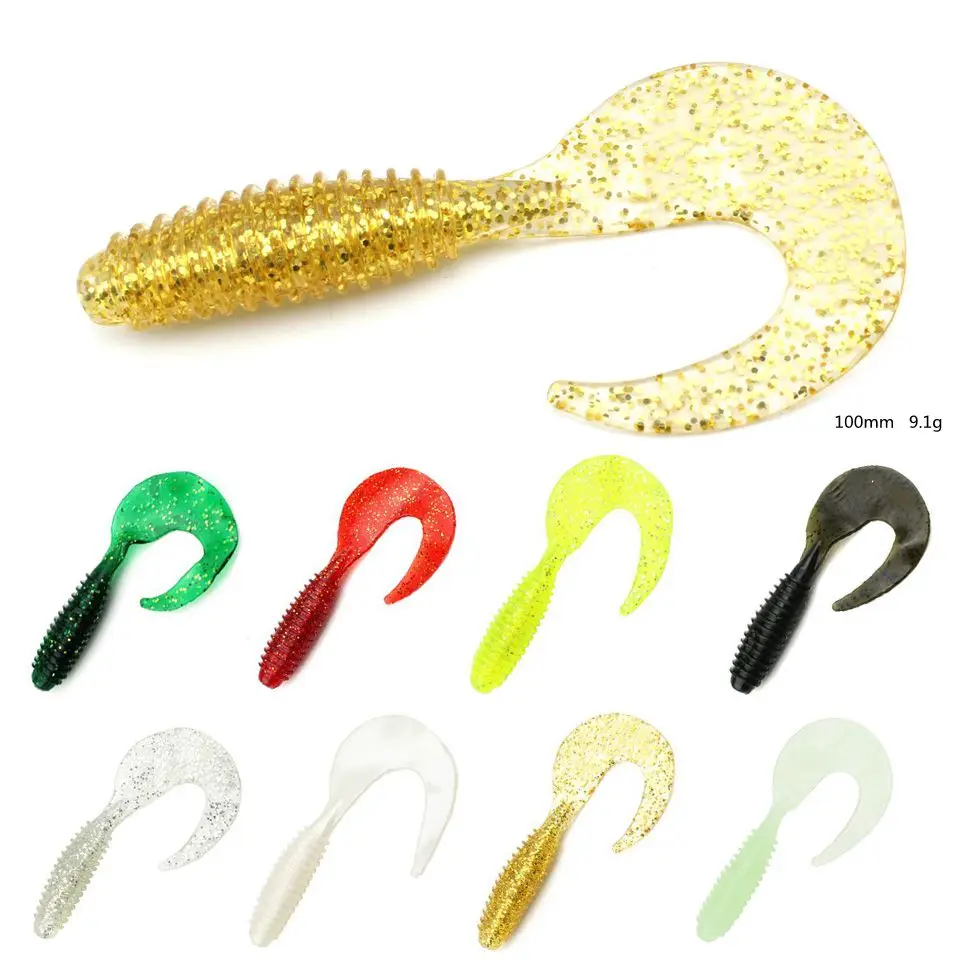 

8pcs/bag 100mm 9g Easy Shiner Fishing Lures Wobblers Carp Fishing Soft Lures Silicone Artificial Deepwater Baits Lowest profit