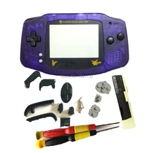 Новое поступление, прозрачный синий цвет, Корпус Корпуса для Nintendo dogba, ретро игровая консоль, Корпус Корпуса, полный набор DMG GBO с карманная линза