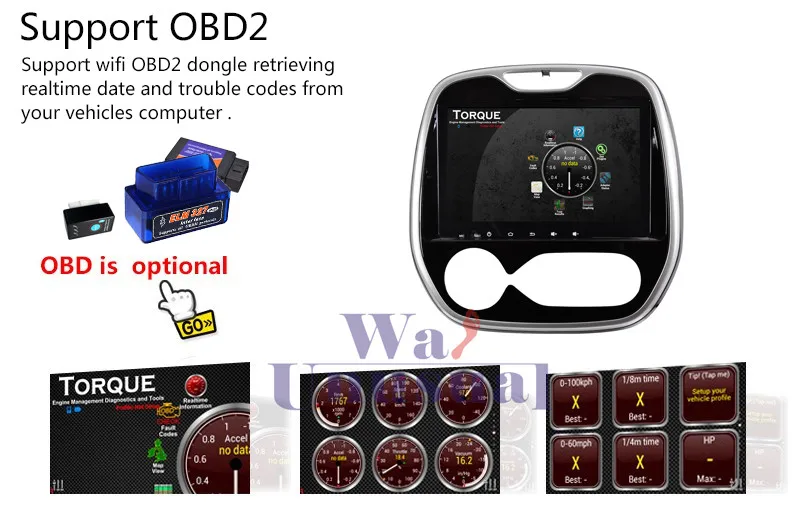 Clearance WANUSUAL 9" Quad Core 16G Android 6.0  GPS Navigation for  Duster 2014 2015 2016 2017 Auto With BT Wifi Mirror Link Maps 20