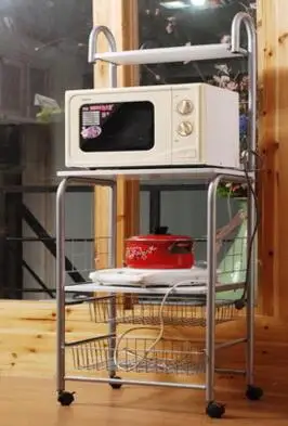 Microwave oven rack shelf. Kitchen receive frame. The multilayer receive frame