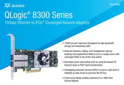 Raidstorage QLogic qle8362-sr-ck qle8362 2 Порты и разъёмы 16 10GbE SR-оптические FC tcp/ip Сан iSCSI FCoE Адаптеры для сим-карт Network PCIe контроллер карты