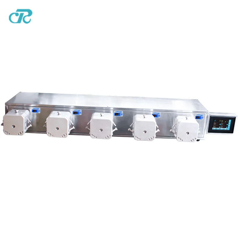 

High Precision Multi-channel Vial Peristaltic Pump Filling System