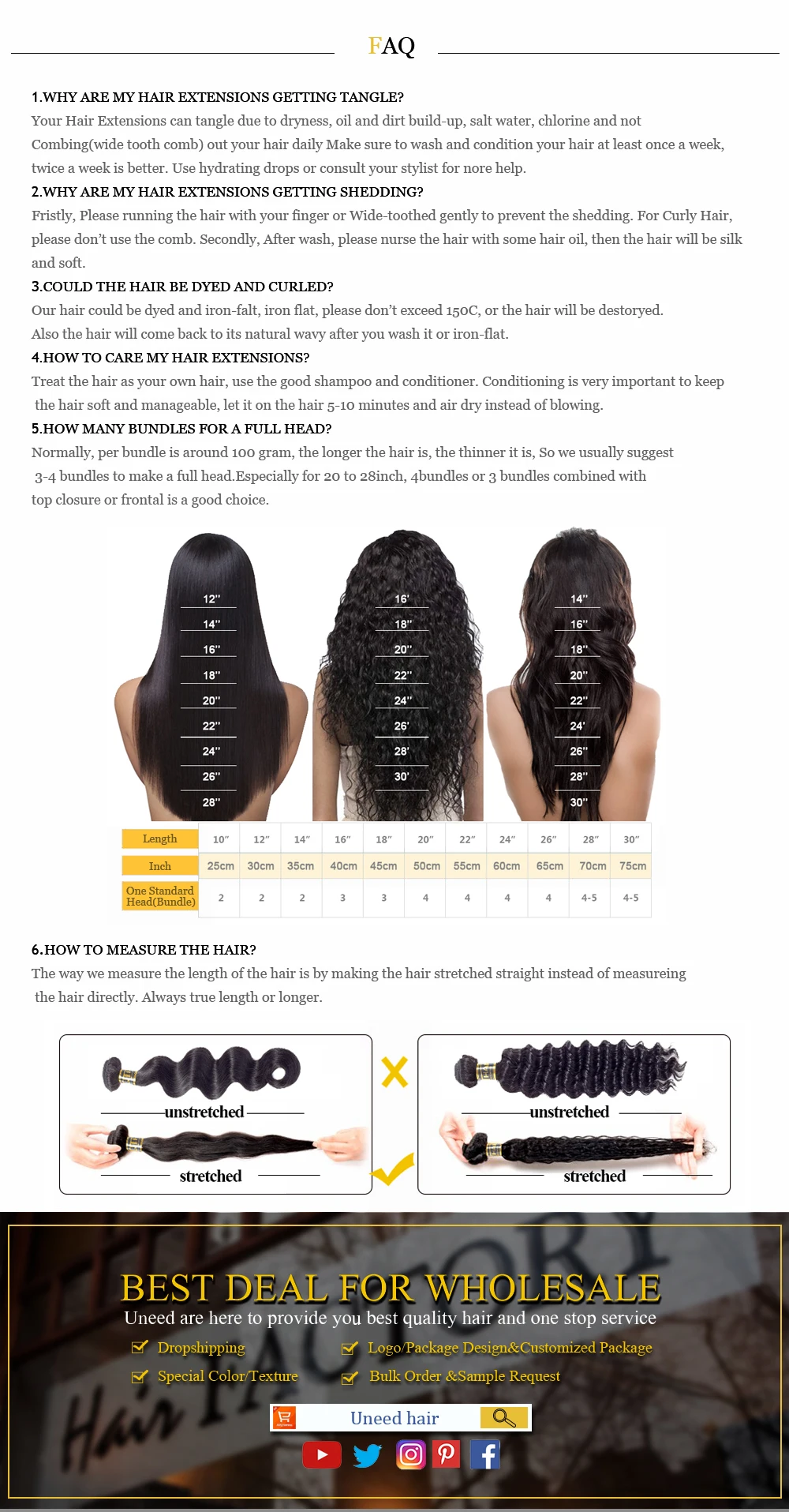 Uneed 3 или 4 перуанский натуральные волосы свободные глубокая волна комплект s с синтетическое закрытие волос 13*4 синтетический Frontal шнурка с